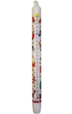 German Advent Candle - White                                                                                                                                                                            