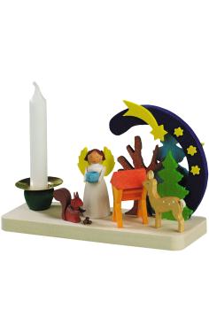 703 - Graupner Ornament - Angel Candleholder - 3\H x 4.5\W x 1.5\D