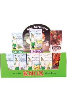 73510 - Knox Large Incense - Assorted scents - Display box of 50 units of 24pcs - 13\H x 13.25\W x 9.5\D