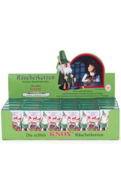 76311 - Knox Small Incense - Pine Incense - Display box of 30 units of 24 pieces - 2.5\H x 10\W x 5\D