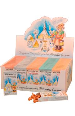 77000 - Knox Large Incense - Assorted scents - Display box of 50 units of 24pcs - 13\H x 13.25\W x 9.5\D